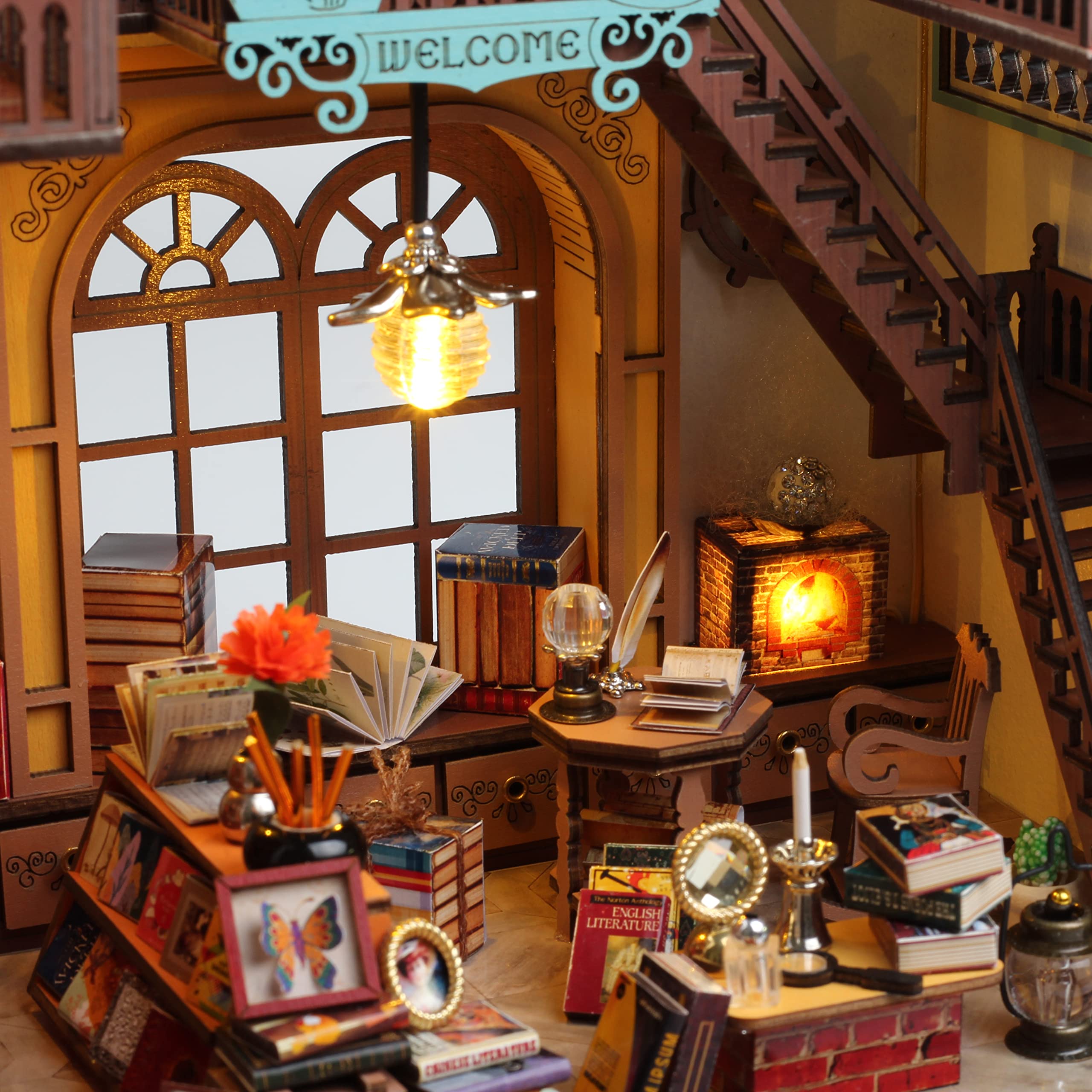 ミニチュア・ドールハウス・セット・高級仕様・№1 DG613 ガーデンハウス